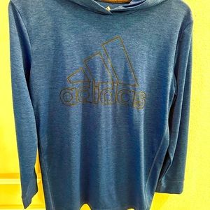 Boys Large Adidas Lightweight Pullover Hoodie